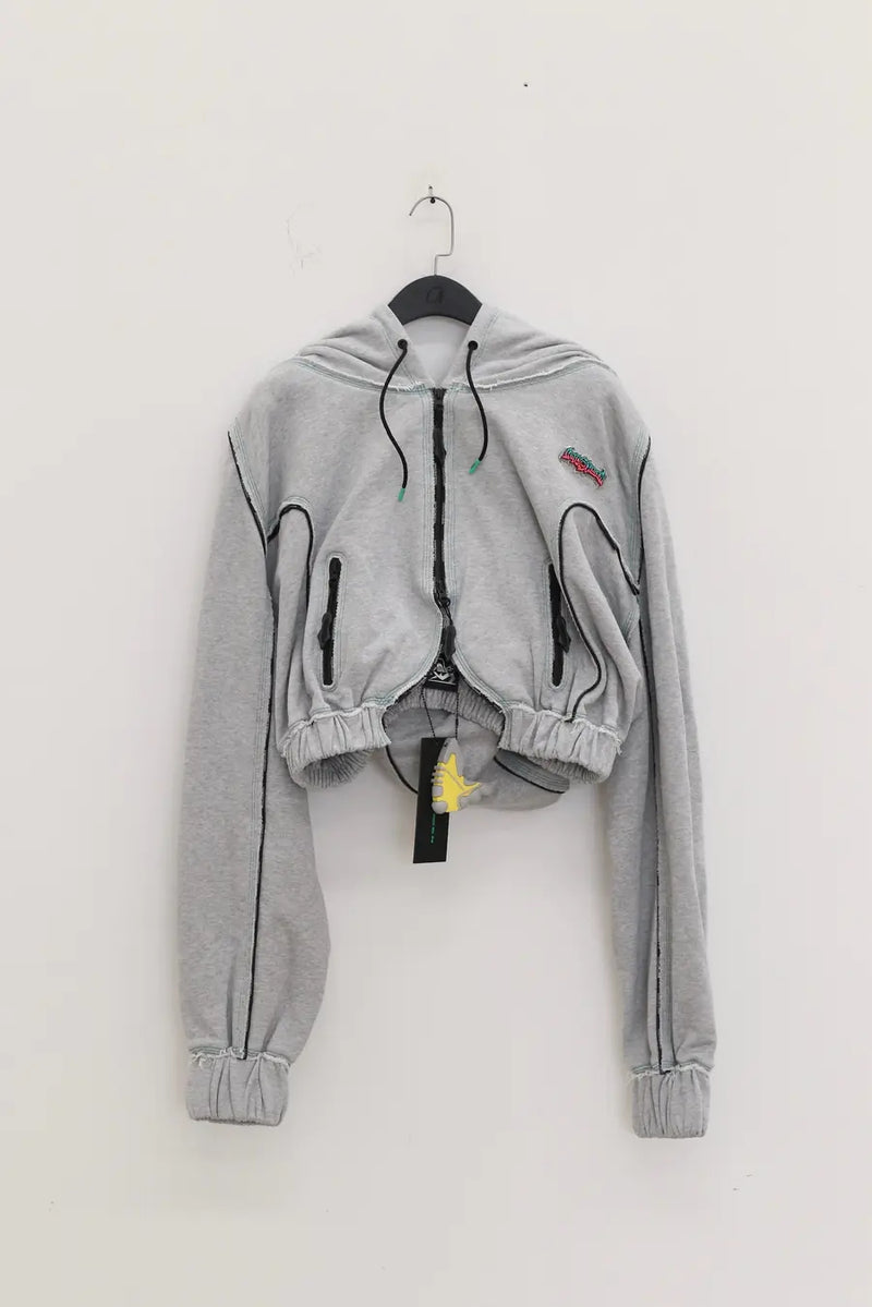 WINDOWSEN Backless Cardigan Sweater SS22J005GR