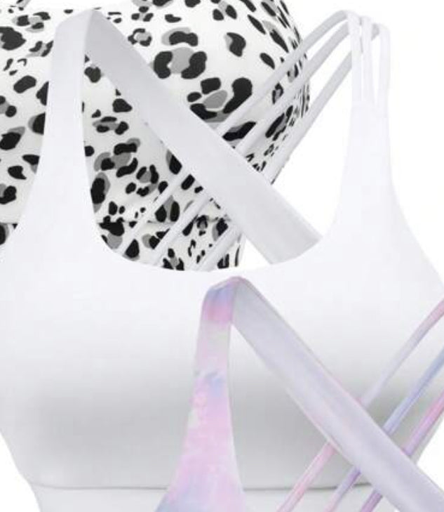 Criss Cross Backless Sports Bra workout tops
