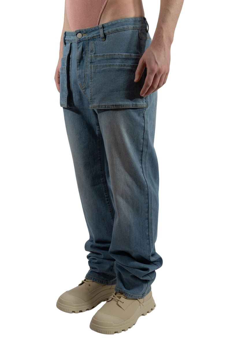 Low Rise Smock Denim