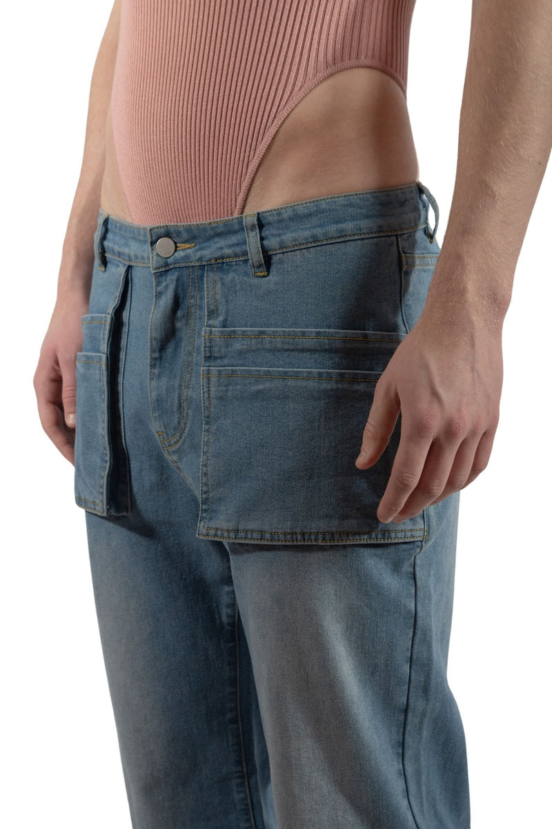 Low Rise Smock Denim