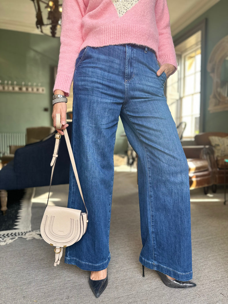 Harper Wide Leg Jean Denim