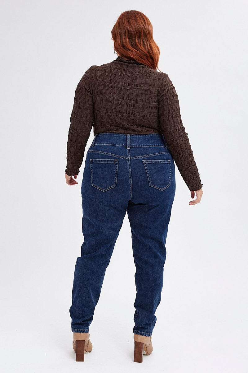 Denim Skinny Denim Jeans High Rise