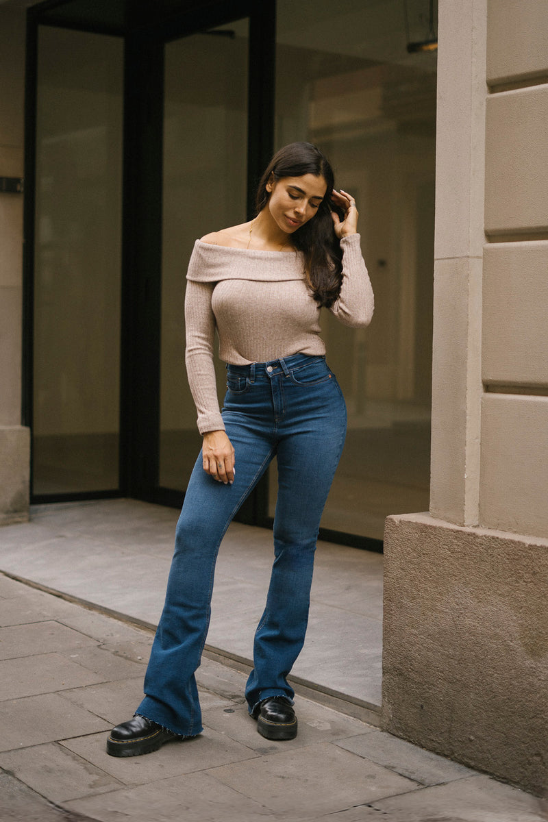 FLARE HIGH RISE - DARK BLUE
