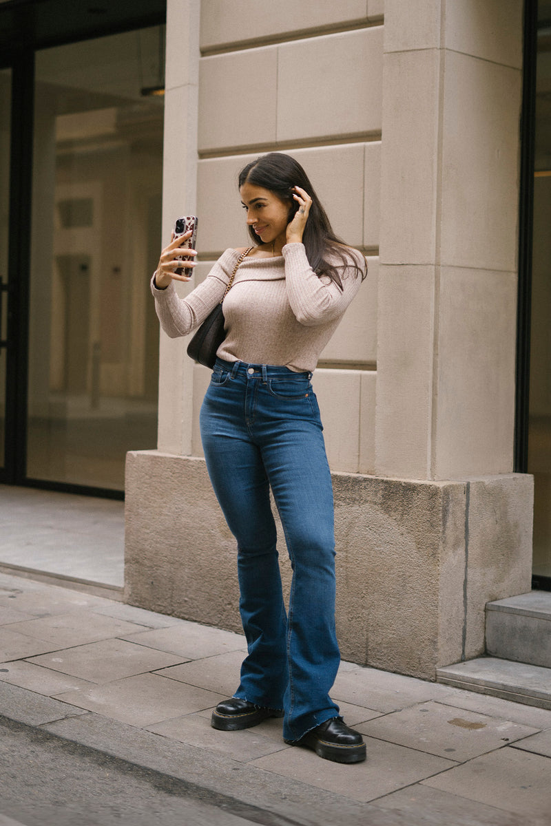 FLARE HIGH RISE - DARK BLUE
