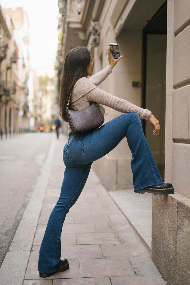 FLARE HIGH RISE - DARK BLUE