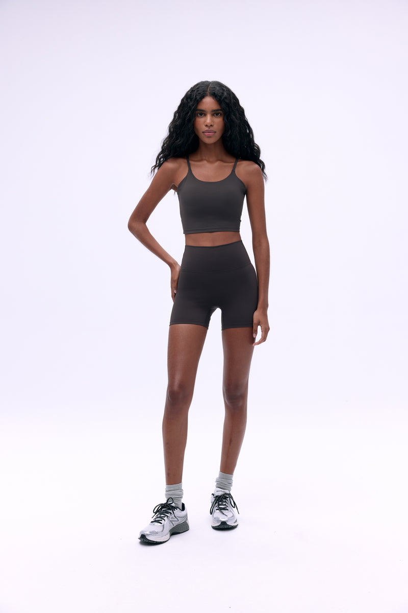 Ultimate Ultra Crop Shorts - Coffee Bean
