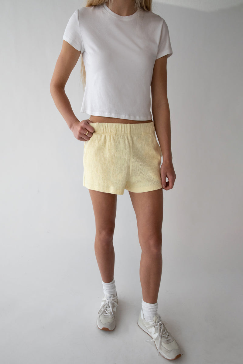 ELASTIC WAIST SHORT