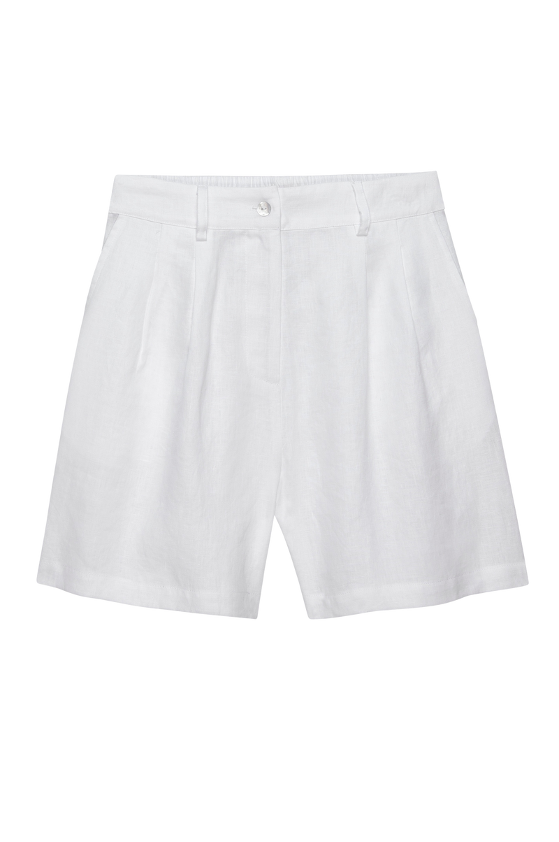 The Linen Pleated Short