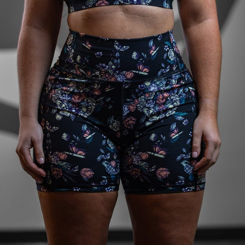 Women's Biker Short - Grenade Paradise