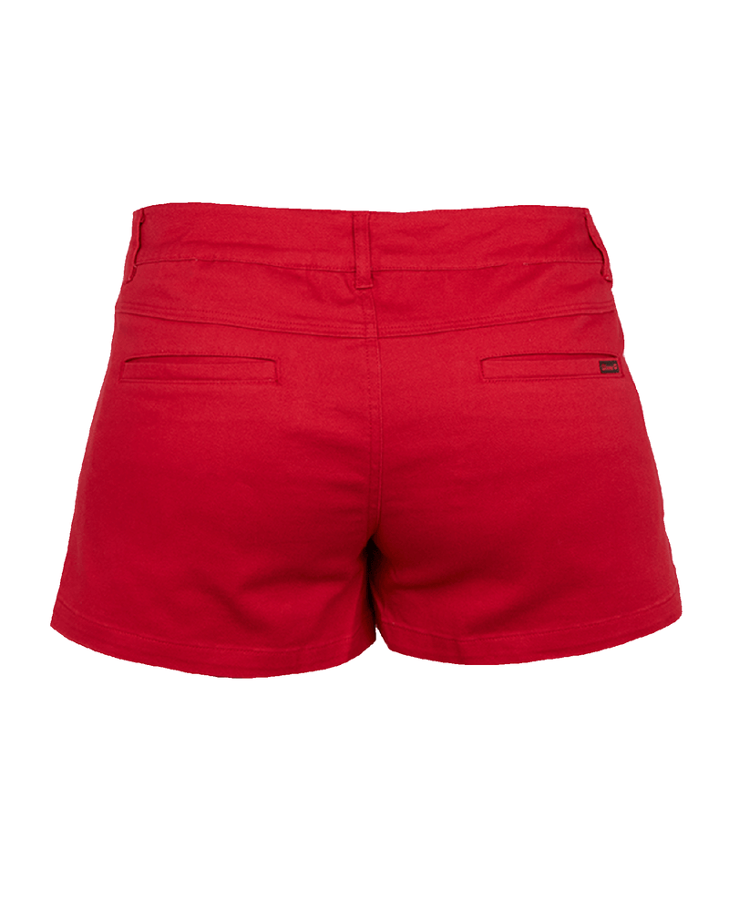 Women's Chino Shorts - Red