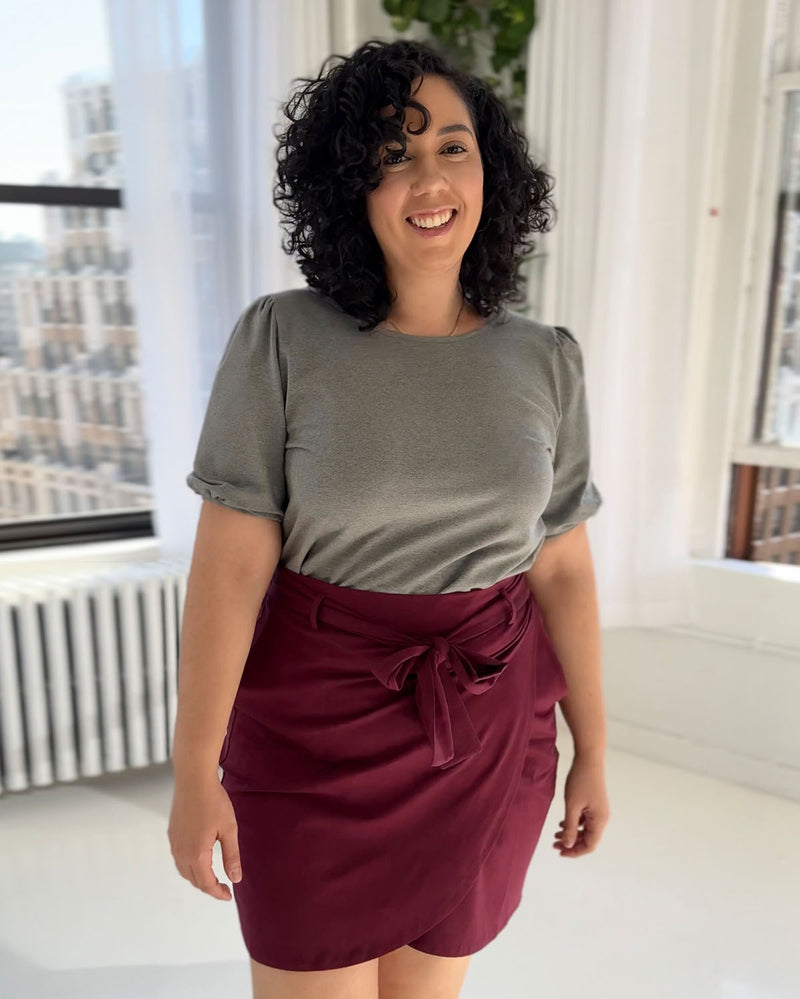 TULIP skirt in Currant