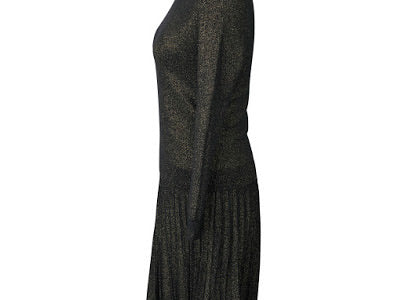 MM TOP - BLACK GOLD LUREX