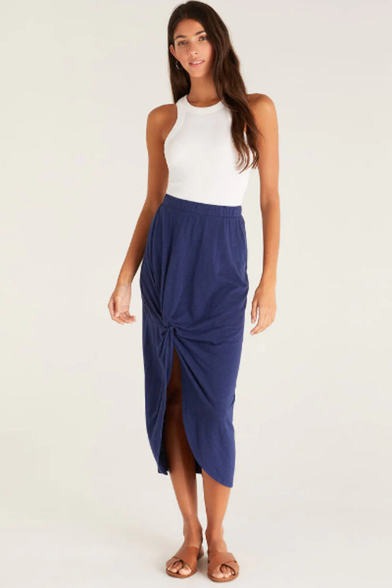 Sabina Triblend Knot Skirt