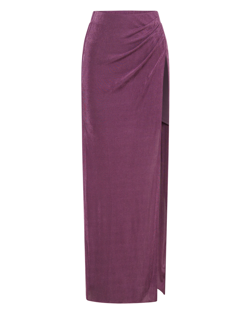 Blanche Maxi High Split Skirt