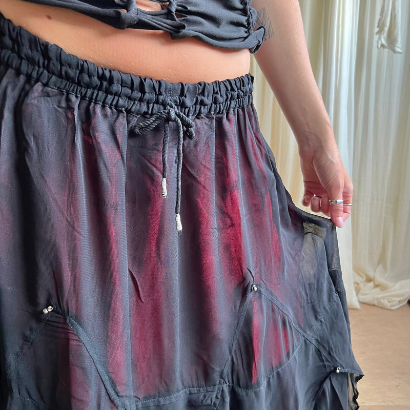 Pixie Chiffon Midi Skirt