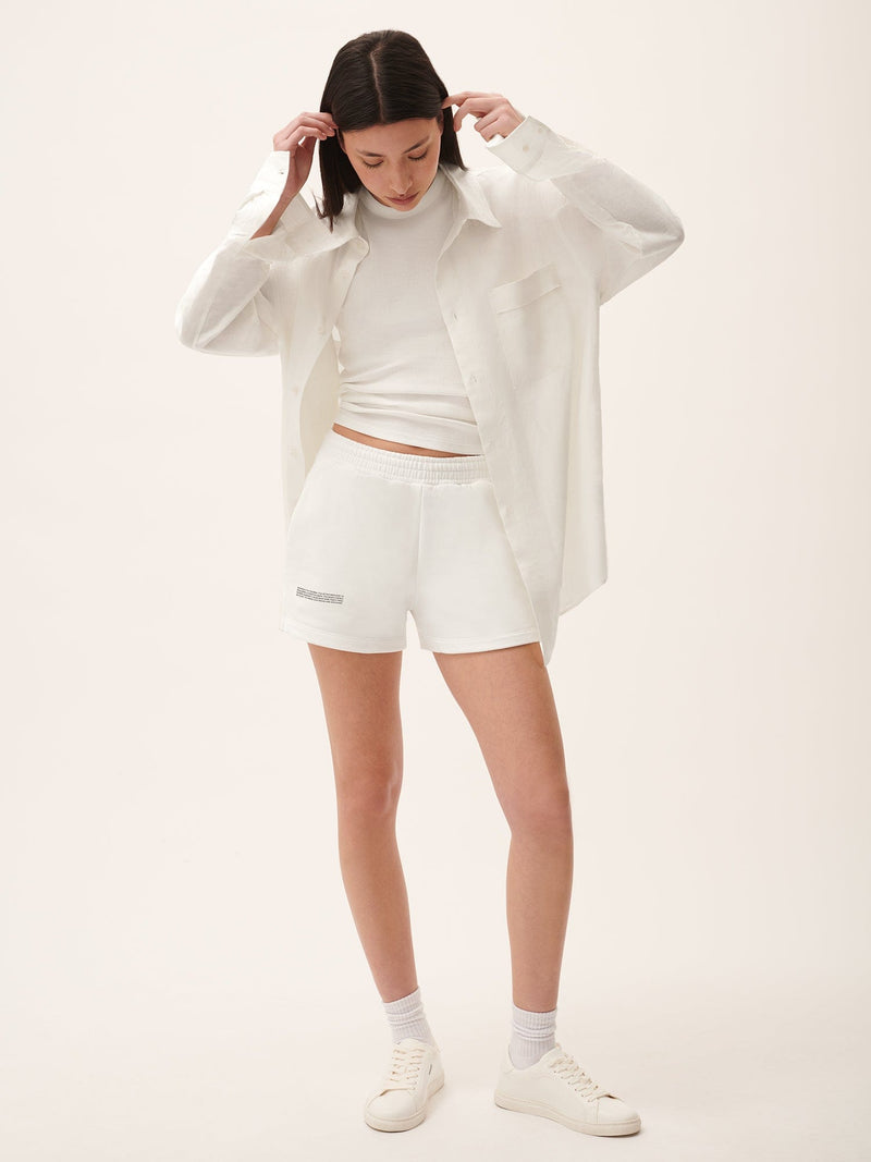 Womens 365 Midweight Shorts—off-white