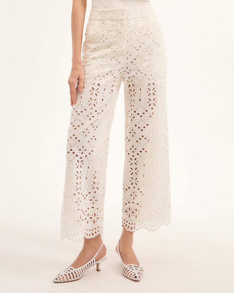 Kemper Cotton Eyelet Pant