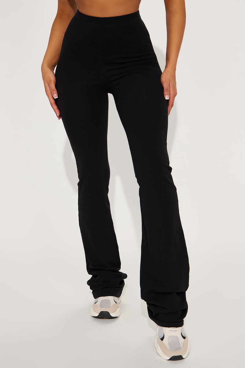 Tall Adriana Flare Pant - Black
