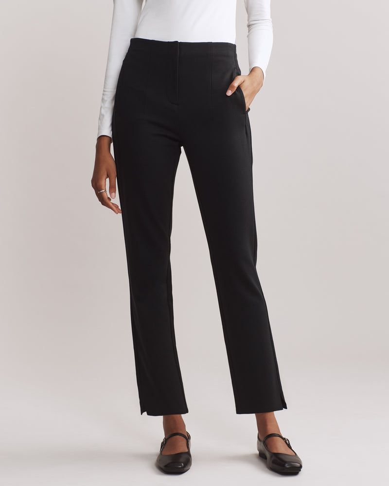 Coupe Ponte Pant -- Black