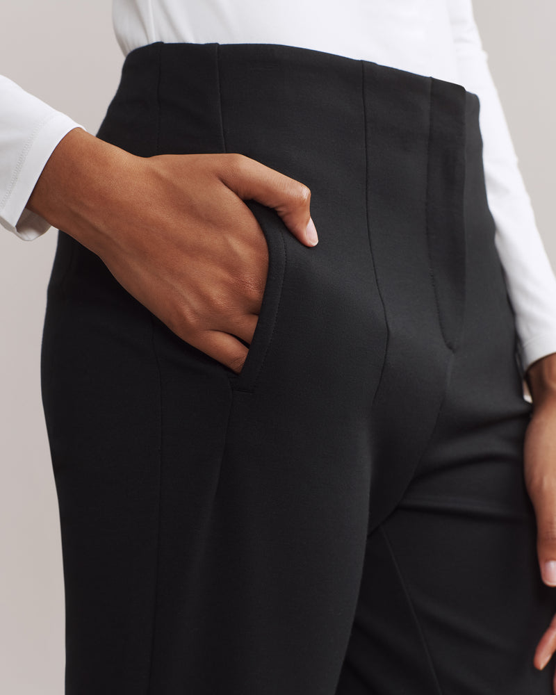 Coupe Ponte Pant -- Black