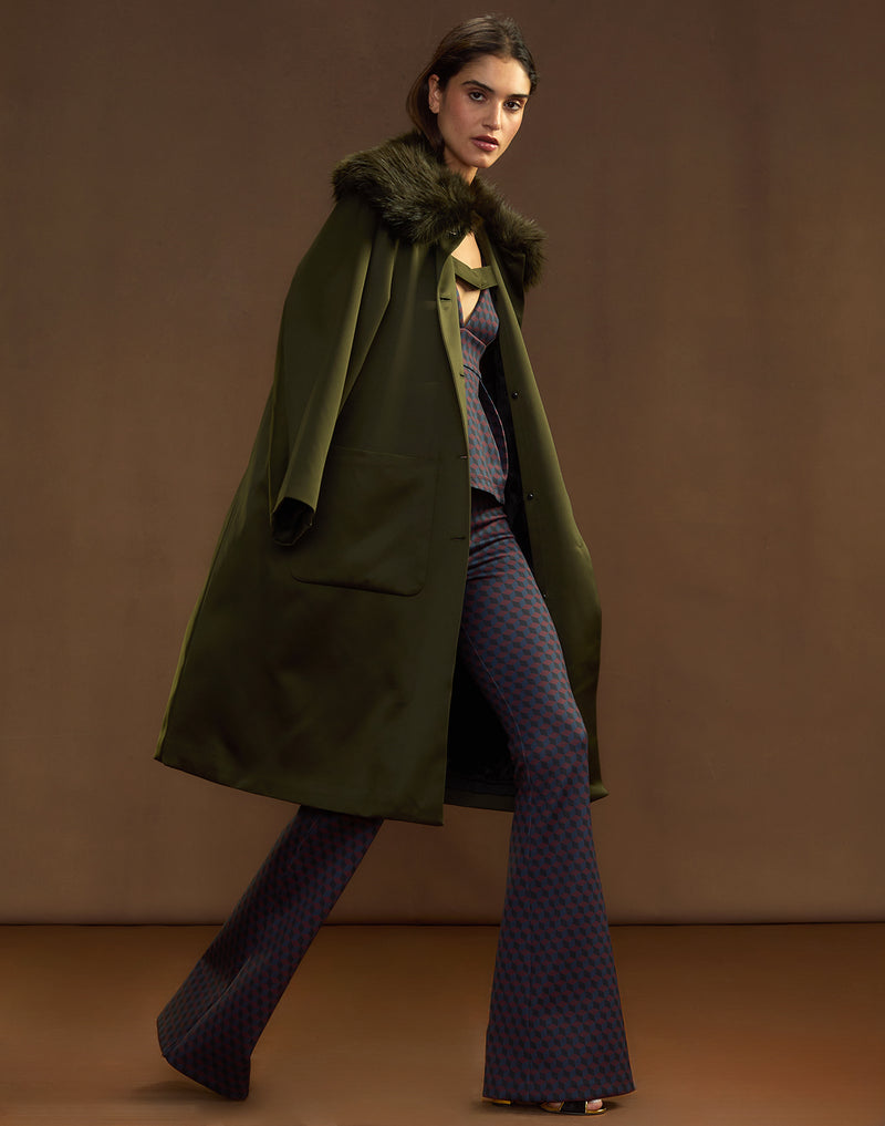 Bonded Fit and Flare Pant