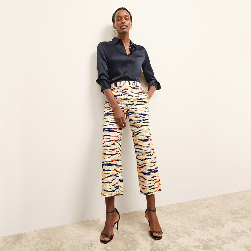 Madelyn Pull-On Pant - Airy Cotton :: Savannah Print