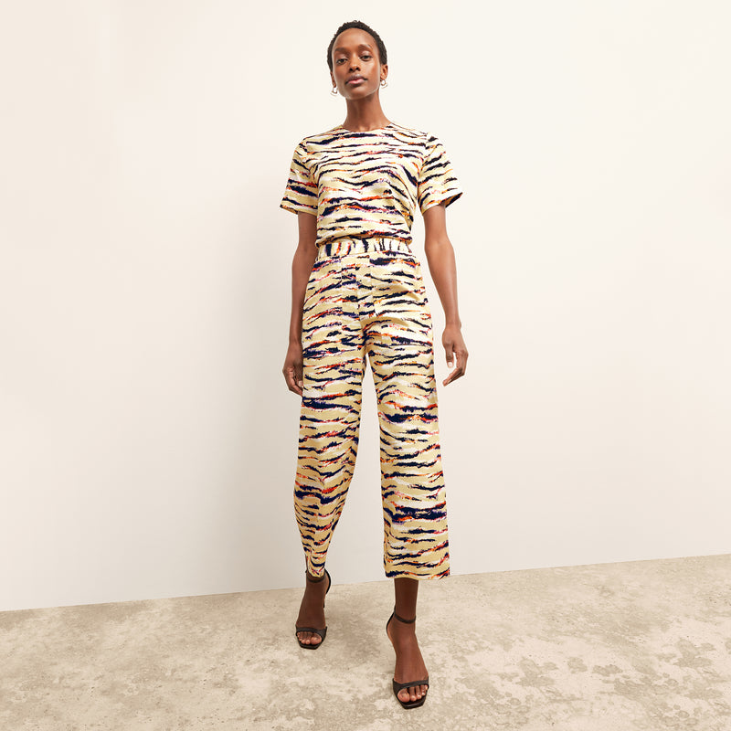 Madelyn Pull-On Pant - Airy Cotton :: Savannah Print