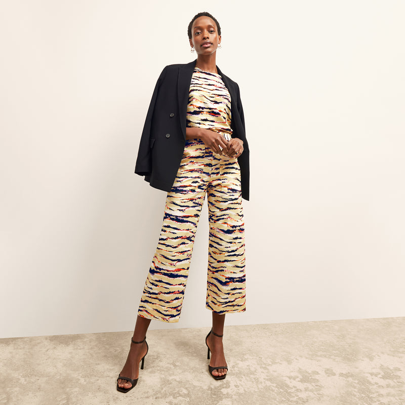 Madelyn Pull-On Pant - Airy Cotton :: Savannah Print