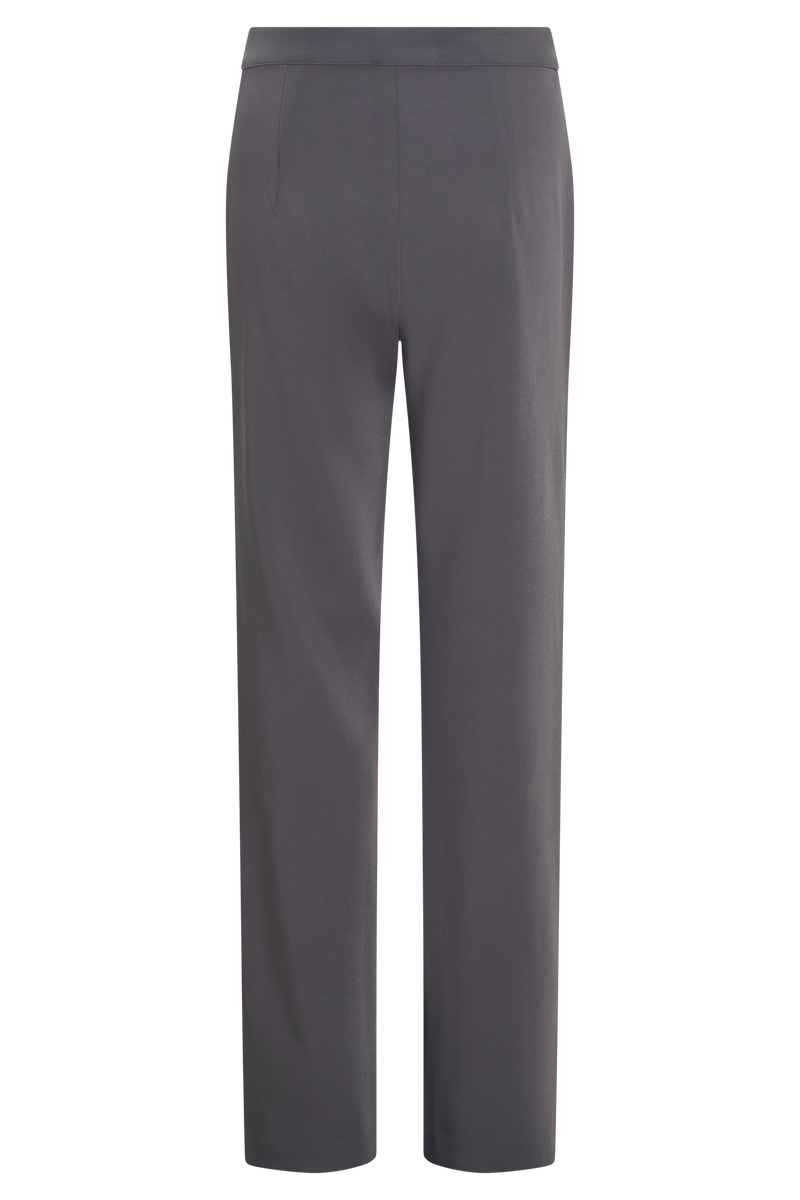 Allanah Straight Leg Pants - Charcoal