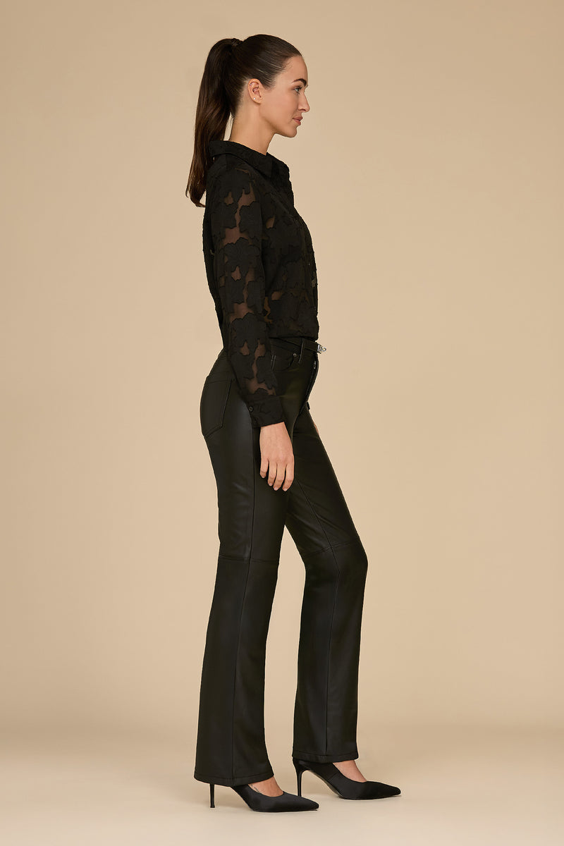 Kai Leather Pant - Black