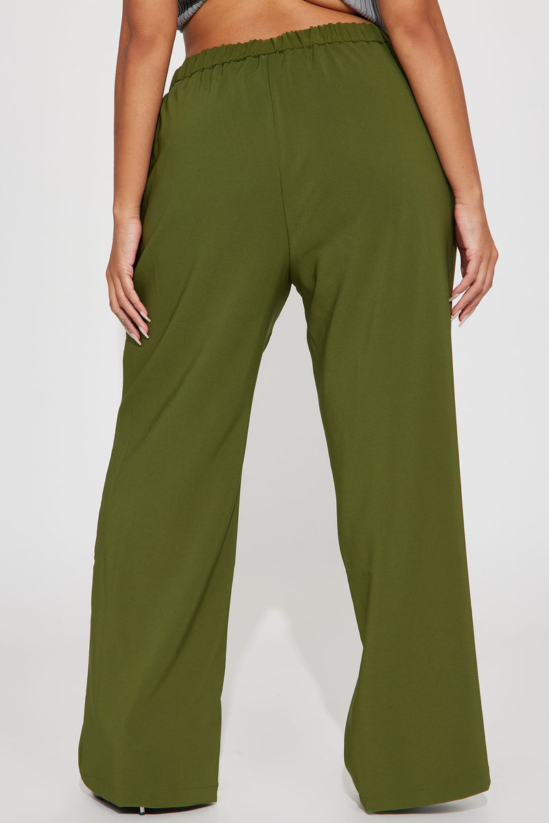 On The Go Trouser Pant - Olive