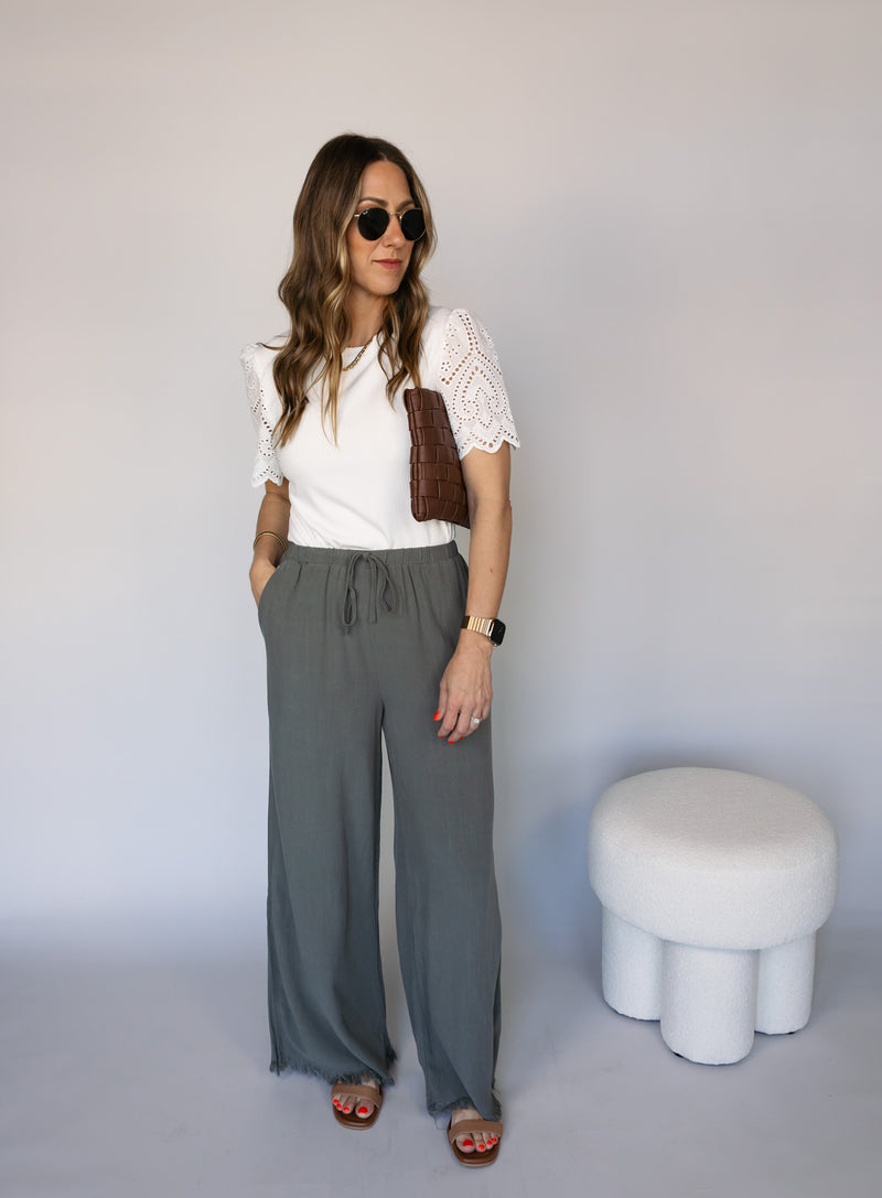 Elliot Linen Pants - Final Sale