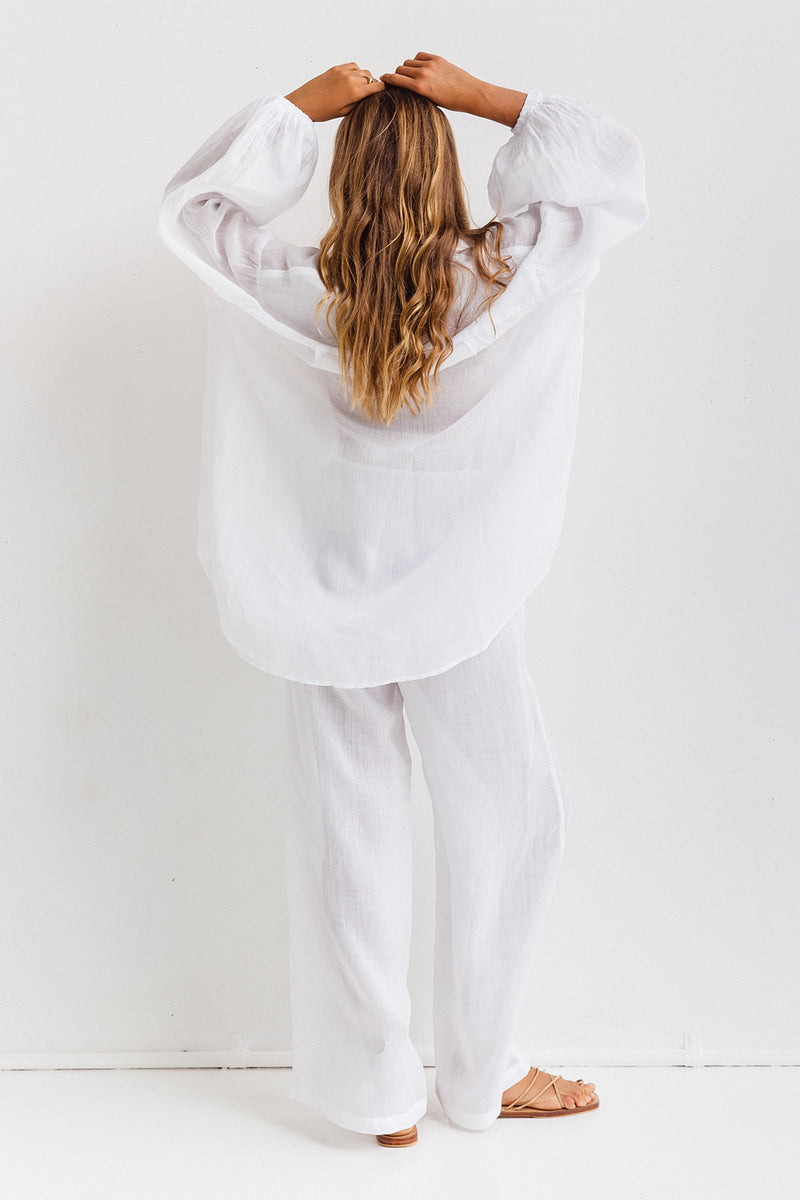 CORFU PANTS - WHITE
