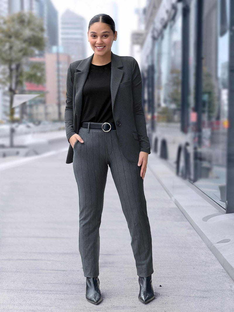 Asia mid-rise slim pant - FALL COLOURS