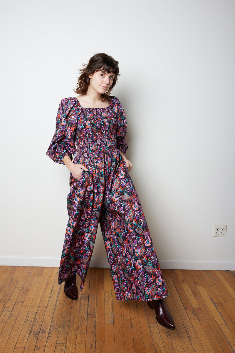 LOU JUMPSUIT | MEADOW PRINT