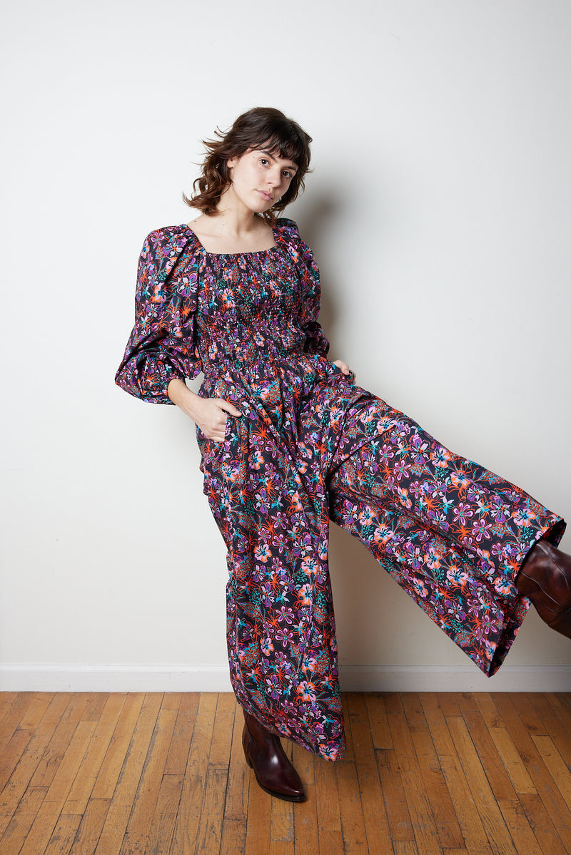 LOU JUMPSUIT | MEADOW PRINT