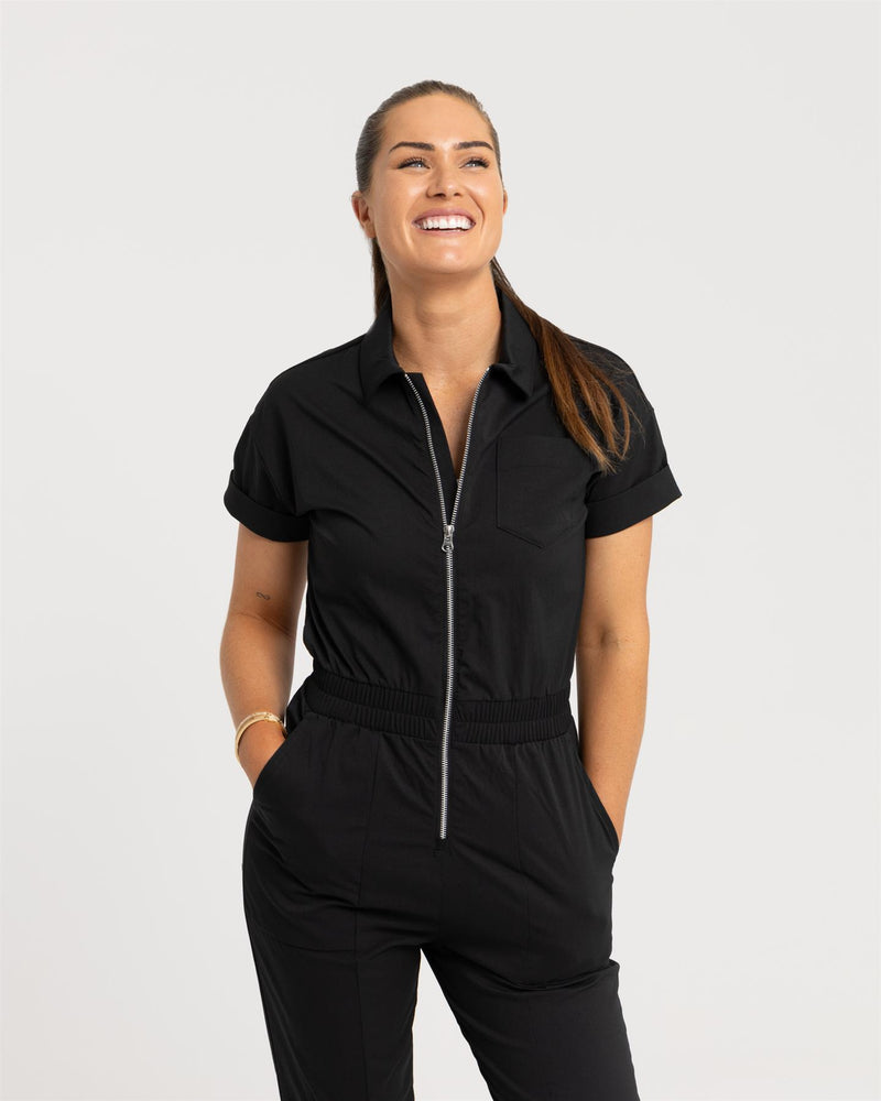 Go-To Loose Fit Jumpsuit Black