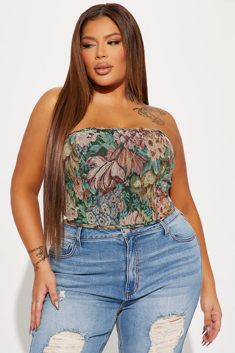One Of A Kind Corset Top - Multi Color