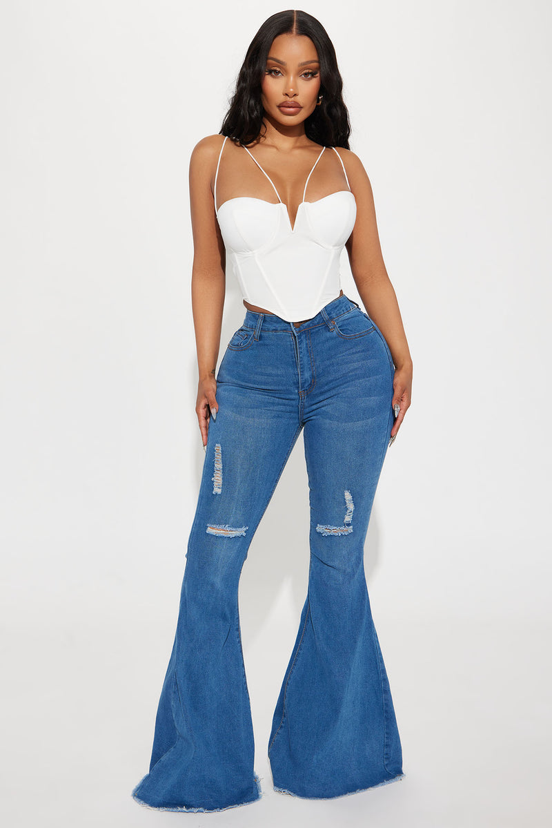 Sara Corset Top - White