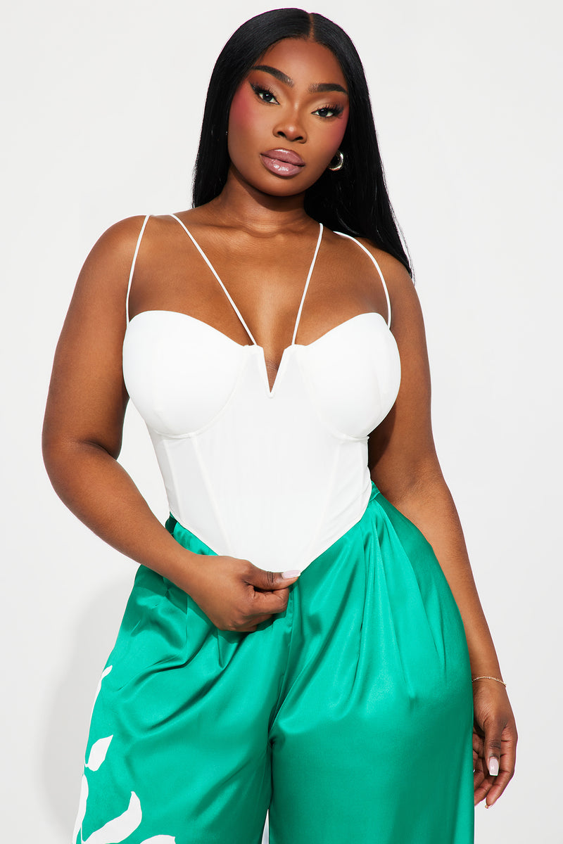 Sara Corset Top - White