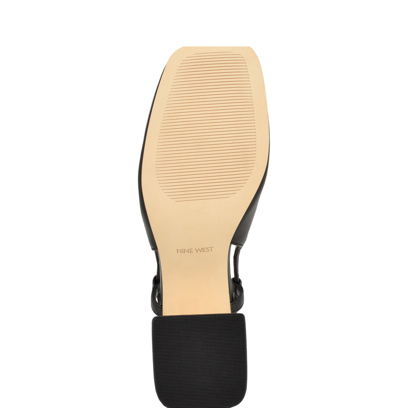 Cast Block Heel Slingback Pumps