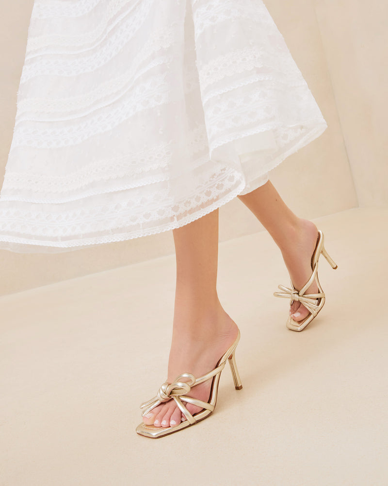 Margi Champagne Bow Heel