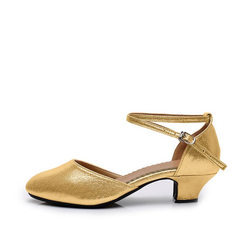 Women's Leatherette 3.5cm/5.5cm Heels Rubber Sole Swing Dance Shoes Ballroom Dance Shoes Modern Shoes