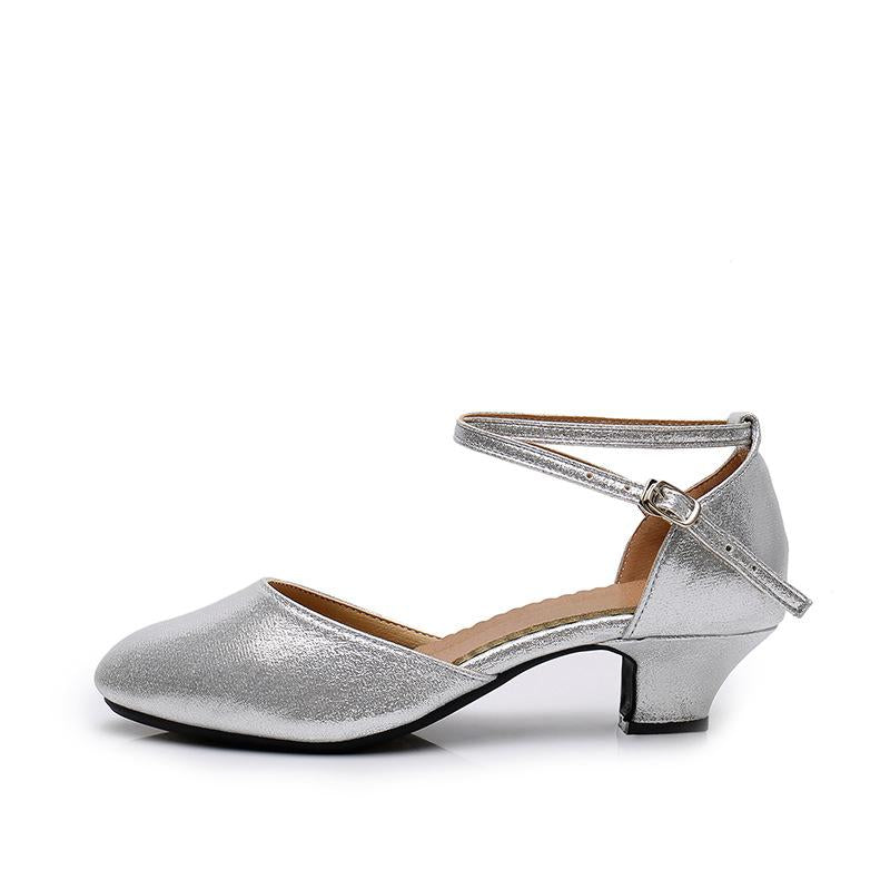 Women's Leatherette 3.5cm/5.5cm Heels Rubber Sole Swing Dance Shoes Ballroom Dance Shoes Modern Shoes
