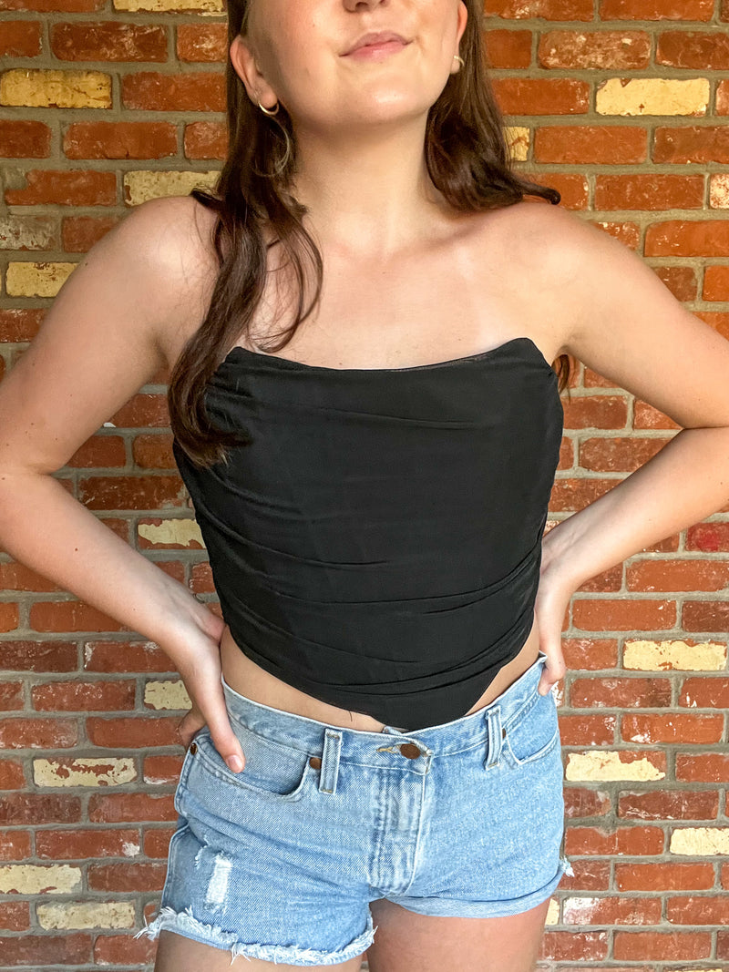 Corset Top- Black