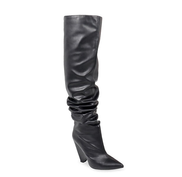 Women's Chunky High Heel Boot
