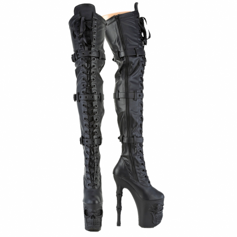 Rapture Black Matte Skull & Bones 8