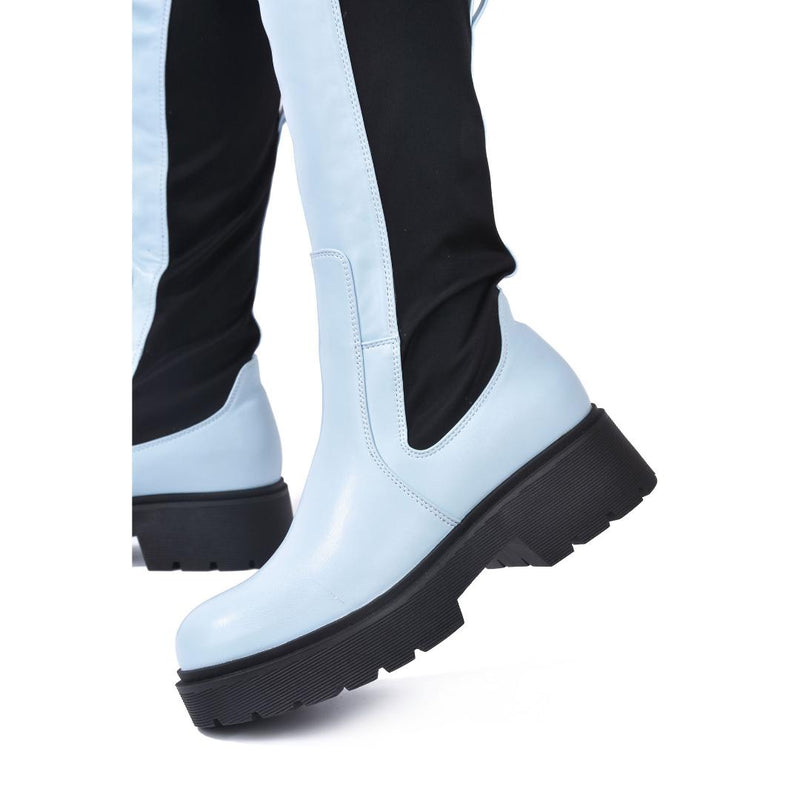 Women's Over The Knee High Low Block Heel Riding Boots Traitor By Cape Robbin