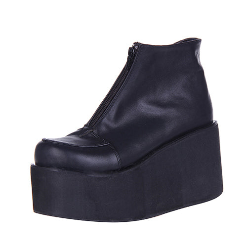 Black Platform Short Classic Lolita Boots