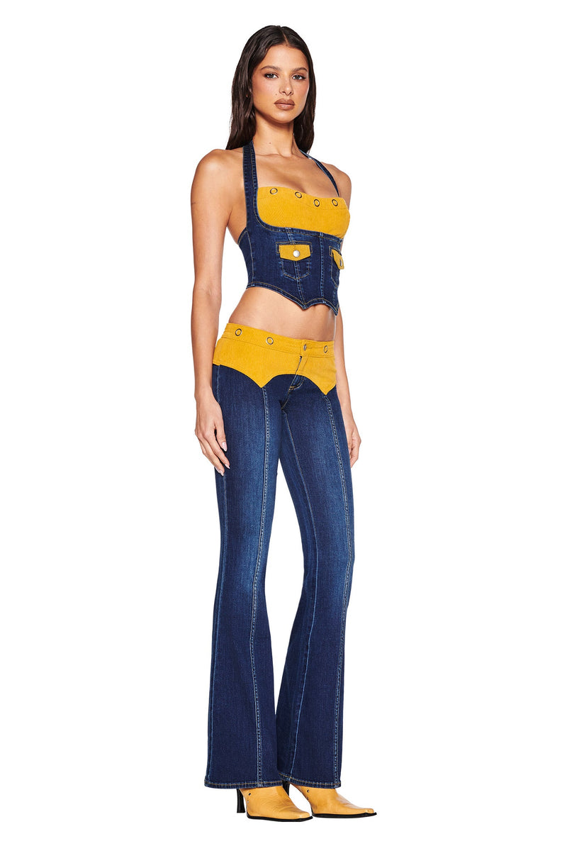 TOMMIE CORSET - DARK WASH